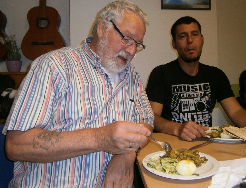 Mimoun heeft bij De Hoop moeten leren om te slikken. Zoals bij het eten is dat maar het beste...